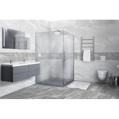 EnergieKer wand- en vloertegel - 60x60cm - 9mm - Vierkant - gerectificeerd - Marmerlook - Wit mat