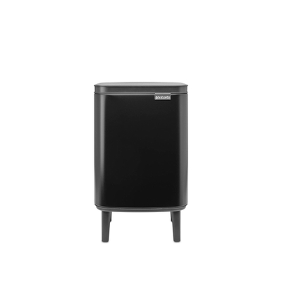 Brabantia Bo Hi Afvalemmer - 7 liter - kunststof binnenemmer - matt black