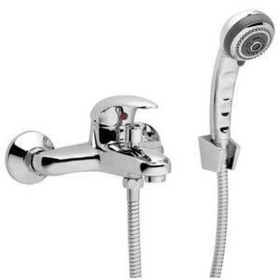 GO by Van Marcke Surf eengreepsmengkraan baddouche compleet inclusief handdouche hartafstand 15 cm keramische schijven inclusief rozetten en Skoppelingen