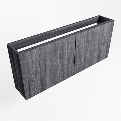 Mondiaz FOWY fonteinonderkast - 90x22x50cm - 2 deuren - push to open - softclose - Antracite