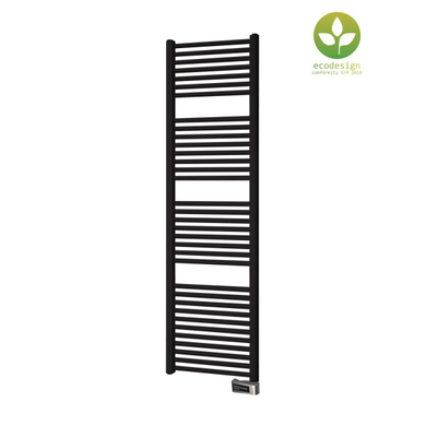 Plieger Palermo-EL III/Fischio elektrische designradiator horizontaal 1702x500mm 700W antraciet metallic