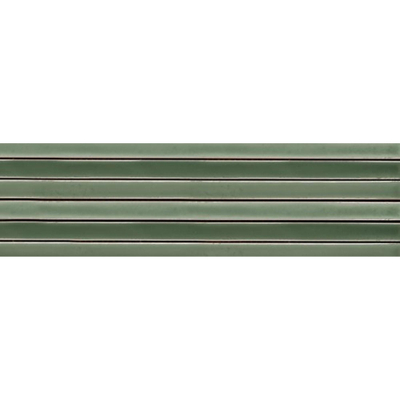 Vtwonen Tegels Rib Wandtegel - 13x45cm - 9mm - Witte scherf - Apple (Groen)