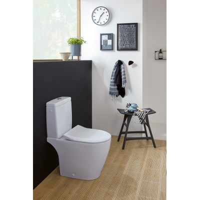 Villeroy & Boch Avento duoblokreservoir dualflush + binnenwerk m. zij-/achteraansluiting ceramic+ wit