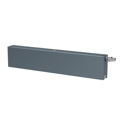 Stelrad Planar Plinth paneelradiator 20x200cm type 22 1222watt 6 aansluitingen Staal Wit glans