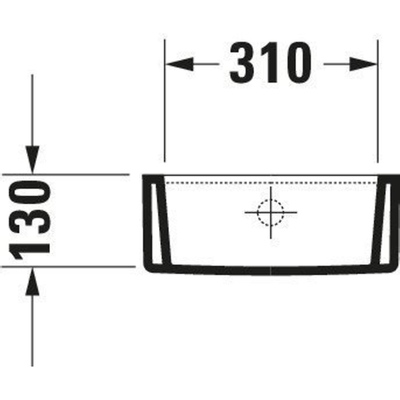 Duravit Starck 2 duoblokreservoir + binnenwerk dualflush 6/3L aansluiting links wit