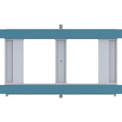 Geberit Sigma70 bedieningsplaat DF ter vrije invulling frontbediend 24x15.8cm t.b.v. Sigma inbouwreservoir 8cm