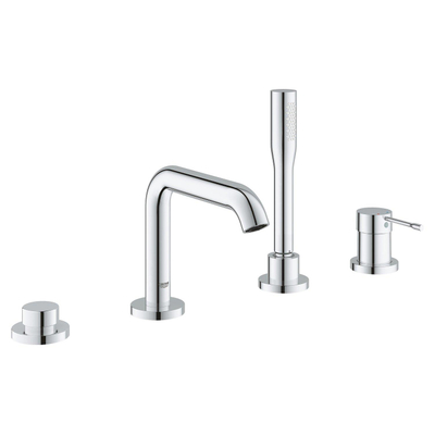GROHE Essence badrandcombinatie - met omstel - inclusief staafhanddouche - chroom