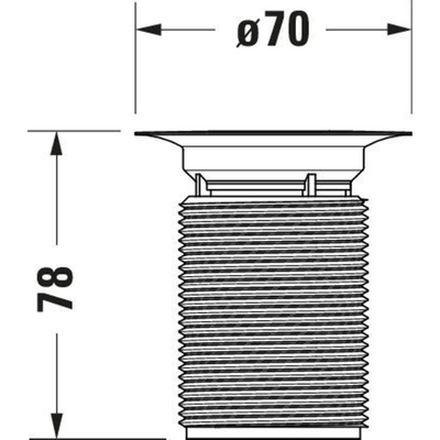 Duravit stankafsluiter v. urinoir