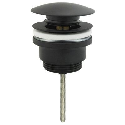 FugaFlow Efficiente Sobrado Klikwaste afvoerplug mat zwart -