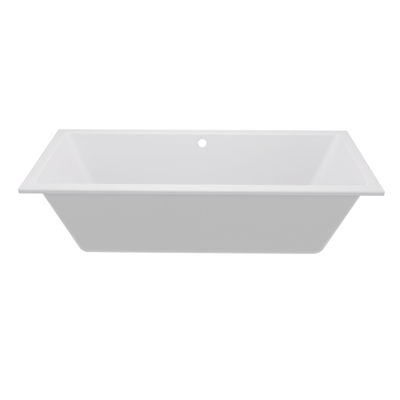 Zeza Square Ligbad - 190x90cm - acryl - glans wit