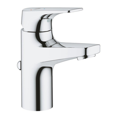 GROHE Start Flow waterbesparende wastafelkraan S-size met afvoerplug m. 28mm ES cartouche chroom