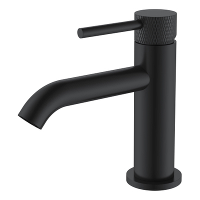 Wiesbaden Ribbd fonteinkraan 1/2" mat zwart