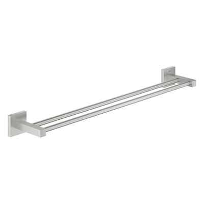 Grohe Start Cube handdoekhouder - 60cm - dubbel - supersteel