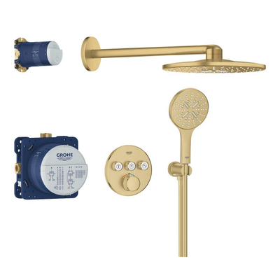 Grohe Grohtherm smartcontrol Perfect showerset cool sunrise geborsteld