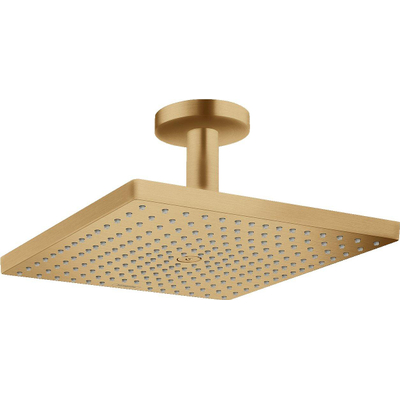 Hansgrohe Raindance E Square hoofddouche E300 1jet m. plafondbevestiging 15.8cm 30x30cm brushed bronze