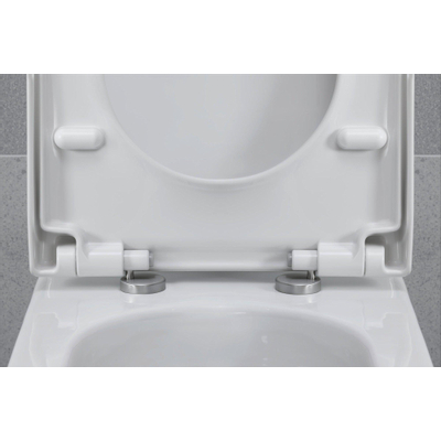 Duravit WC-zitting 37.2x48.8x5.1cm met softclose met quickrelease Polypropyleen wit