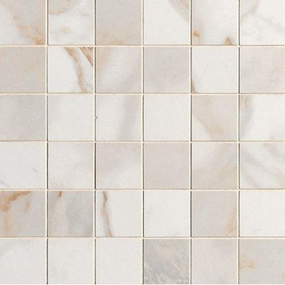FAP Ceramiche Roma Stone Mosaico Gold Carrara Oro macro mosaico zijde glans 5x5