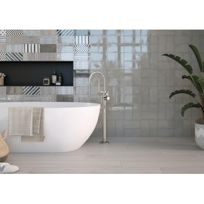 SAMPLE Cifre Cerámica Atmosphere Pearl Wandtegel Glans Grijs