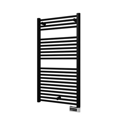 Plieger Palermo-EL III/Fischio elektrische designradiator horizontaal 1111x600mm 600W zwart