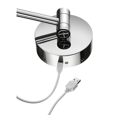 Smedbo Outline Cosmeticaspiegel - 21.5x21.5cm - wandmontage - chroom