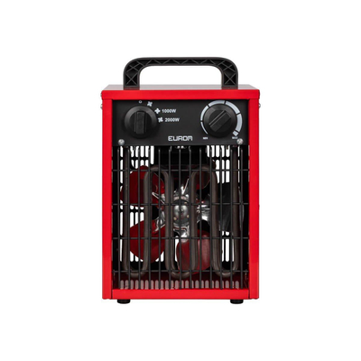 Eurom EK Fanheat 2000 Bouwdroger/Werkplaatskachel 2000watt Rood