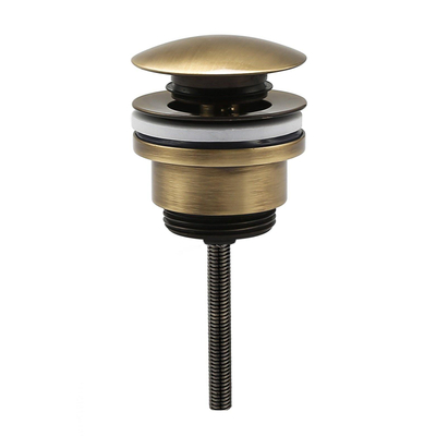 Royal plaza Merlot wastafelplug 1 1/4" pop-up goud