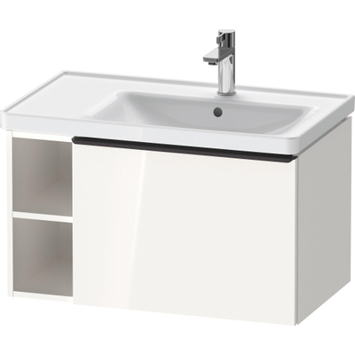 Duravit D-Neo wastafelonderkast 78.4x44x45.2cm 1 lade met softclose wit Hoogglans