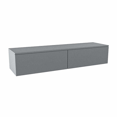 Mondiaz ALAN MODULE Wastafelonderkast - 150x45x30cm - 2 lades - push to open - Plata