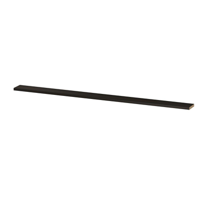 INK 20d wandplank - 275x20x3.5cm - voorzijde afgekant - tbv nis - MFC Intens eiken