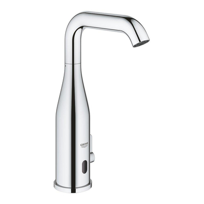 GROHE Essence Wastafelkraan Opbouw - uitloop 12.7cm - electronisch - Adapter - 230V - chroom