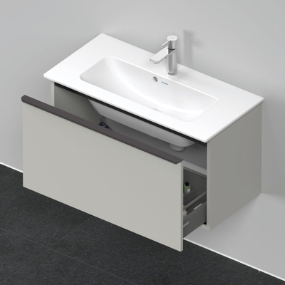 Duravit D-Neo wastafelonderkast 81x44x37.2cm 1 lade Betongrijs Mat