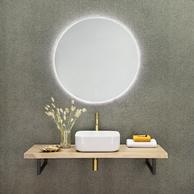 Differnz Kraan Koud/warm hoog gebogen kraan goud mat OUTLETSTORE