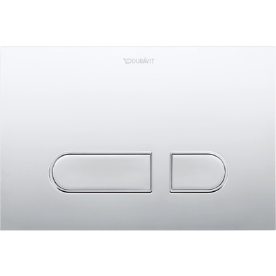 DuravitDuraSystemmechanische bedieningsplaat21.7x14.7cmwit