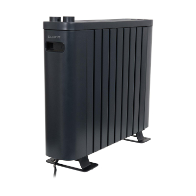 Eurom RAD radiatorkachel - 48x15x42cm - 1000watt - staand- metaal zwart mat