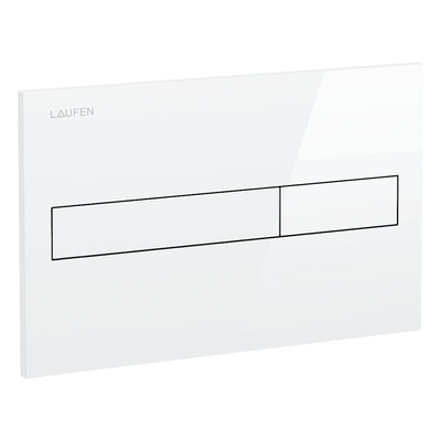 Laufen Lis aw1 bedieningsplaat 25x16cm wit TWEEDEKANS