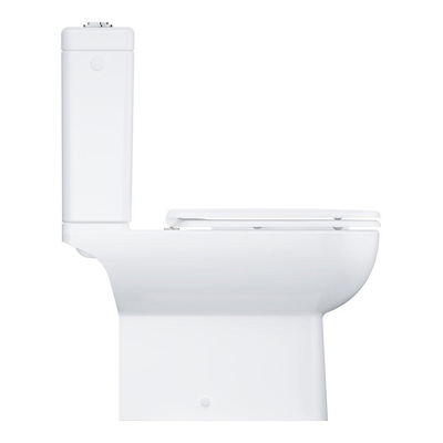 Grohe Start Edgewc pack m. duoblokpot diepspoel rimless inclusief reservoir m. zijaansluiting35.9x66.5x81.5cmm. closetzitting m. softclose en quick releasewit
