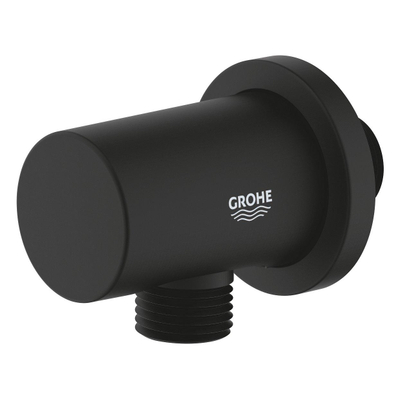 GROHE Rainshower Wandaansluitbocht - 1/2 - rond - phantom black