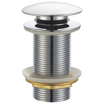 Wiesbaden Caral clickwaste afvoerplug verlengd 5/4" chroom
