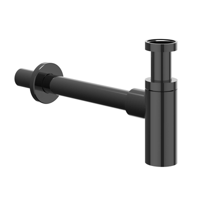 IVY Design Sifon - hoog model - Zwart chroom PVD