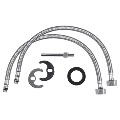 Differnz Mix & Match Koud Warm Kraan Gebogen Mat Chroom - licht beschadigd - OUTLET UDEN