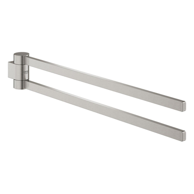 GROHE Selection Handdoekhouder - 40cm - dubbel - draaibaar - supersteel