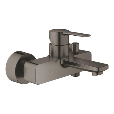 GROHE Lineare New badkraan m. omstel m. koppelingen HOH=15cm brushed hard graphite