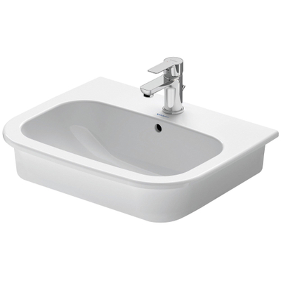 Duravit D Code inbouwwastafel 54.5x43cm 1 kraangat wit