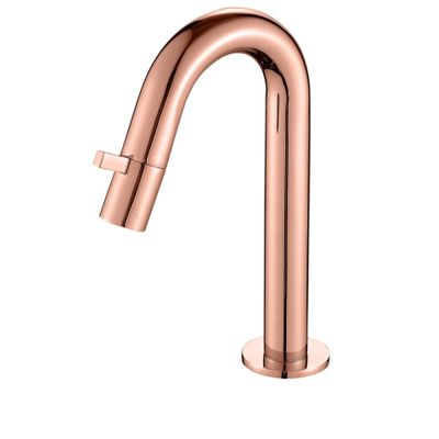 Best Design Lyon Baldini toiletkraan keramisch binnenwerk 21cm rose mat goud