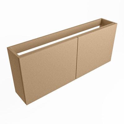 Mondiaz FOWY fonteinonderkast - 120x22x50cm - 2 deuren - push to open - softclose - Oro