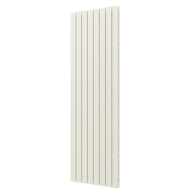 Plieger Cavallino Retto designradiator verticaal dubbel middenaansluiting 2000x602mm 1716W wit structuur