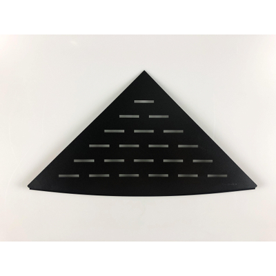 Wiesbaden InWall hoekplanchet 29x29 mat zwart