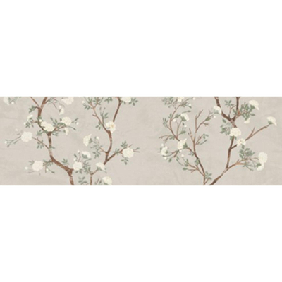 SAMPLE Colorker Enya Decor-strip - 30x100cm - 9.4mm - gerectificeerd - Witte scherf - Nude (Crème)