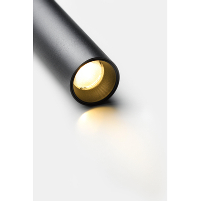 HR Badmeubelen Qube verlichting 2.8x20cm LED dimbaar zwart mat