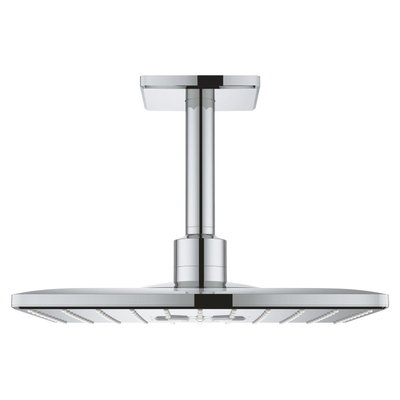 GROHE Rainshower SmartActive 310 Cube Hoofddouche - 31cm - 2 straalsoorten - plafondarm 14.2cm - chroom